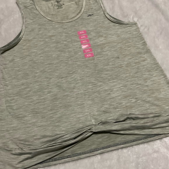 Reebok Athletic Sleeveless Tank Top Ruched Size 2XL - Picture 3 of 6